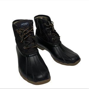 Sperry Top-Sider Saltwater Quilted Duck Boots 8 US women